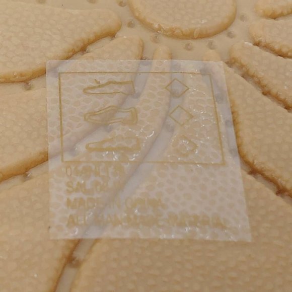 Karyns Womens‎ Ankle Strap Sandals White Brown Beaded Elastic 8 New - Picture 10 of 11